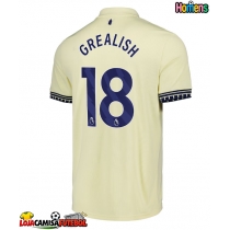 Camisa de Futebol Everton Jack Grealish #18 Equipamento Secundário 2025-26 Manga Curta